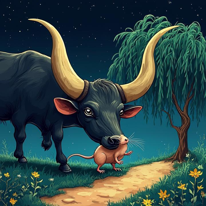 鼠入牛角是什么生肖，揭晓诗意解释