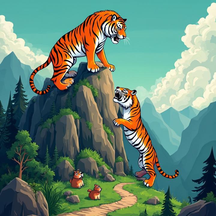 一山不容二虎在打一生肖，作答解释