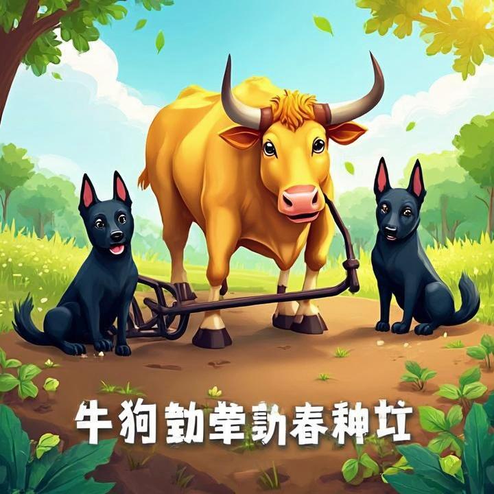 牛狗辛勤春种忙代表什么生肖，第一析释
