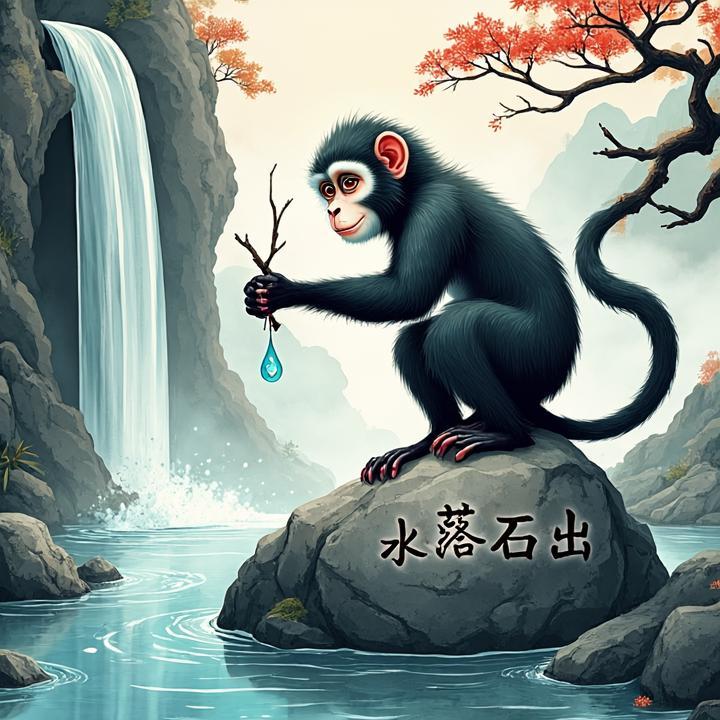 水落石出代表生肖，详细解释