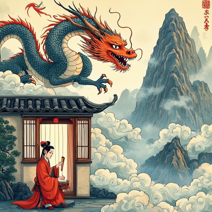 锁窗风雨三二情，梦绕云山十二层打一生肖，诗意拆解落实
