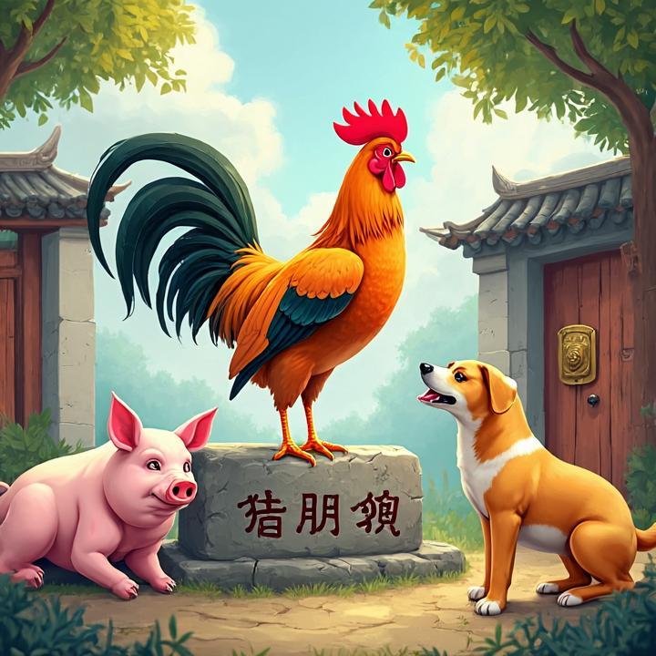 猪朋狗友打一个生肖，文化内涵解读