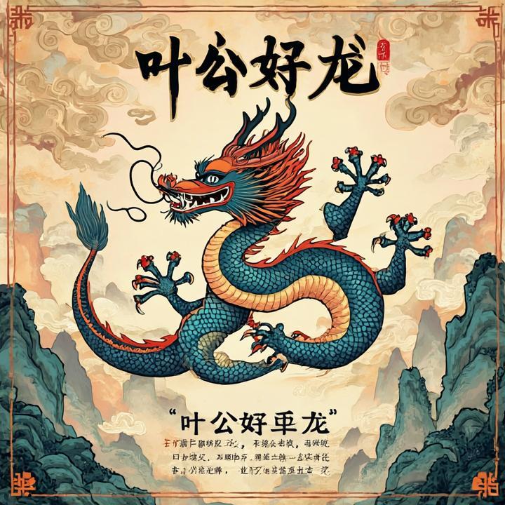 叶公好龙打一正确生肖，答案解释