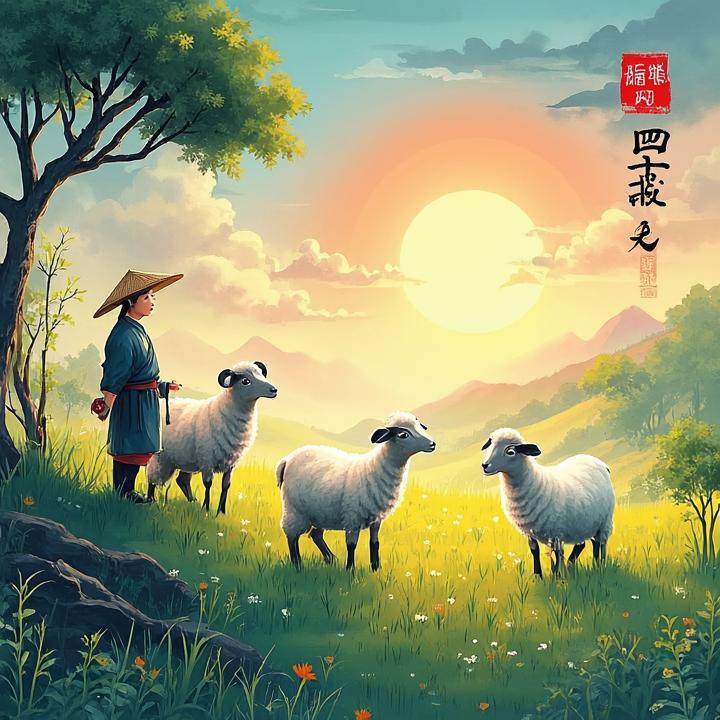 只见远方四四归是什么生肖，词语解析解读