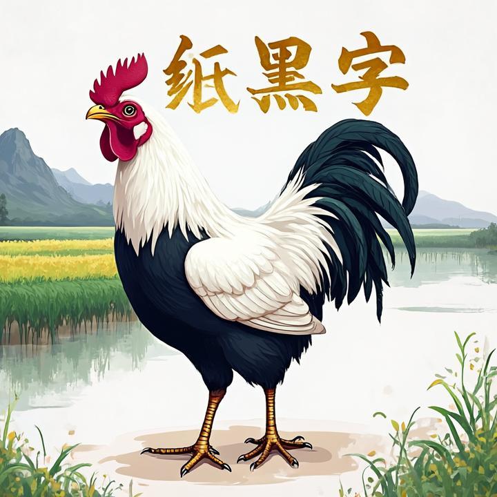 白纸黑字是什么生肖动物，权威解释说明