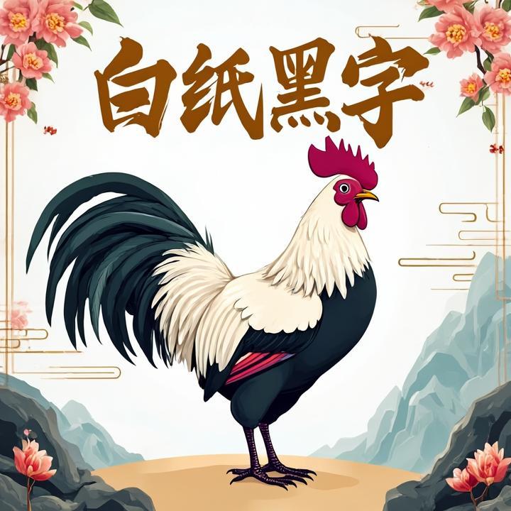 白纸黑字打一生肖，重点解释