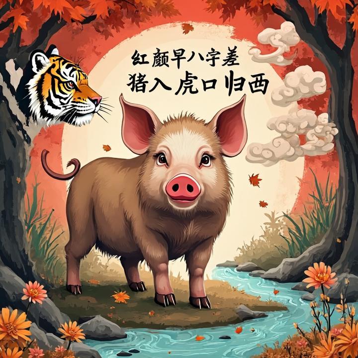 红颜早逝八字差 猪入虎口命归西打一个生肖，第一解答