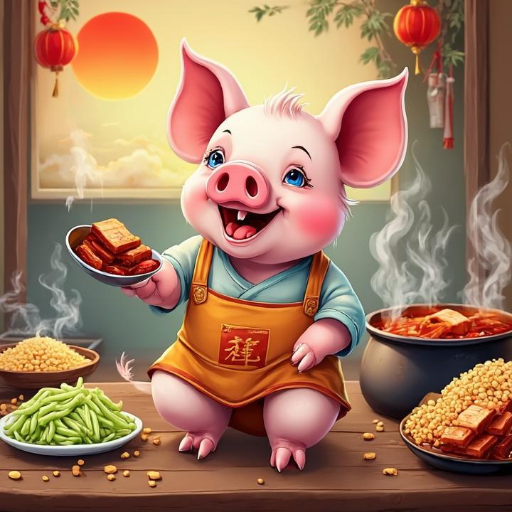 来个红烧肉和土豆丝打一生肖，词语解释