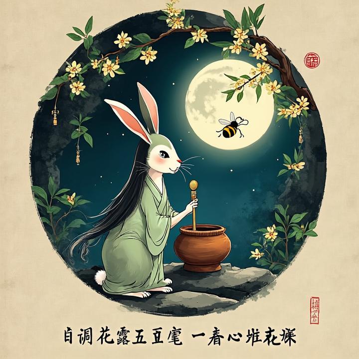 自调花露三五毫，一四春心无处耗代表什么生肖，答案解析