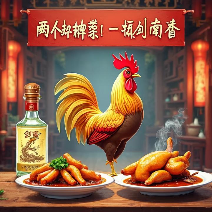 两个招牌菜！一瓶剑南春打一生肖，原创解析解答落实