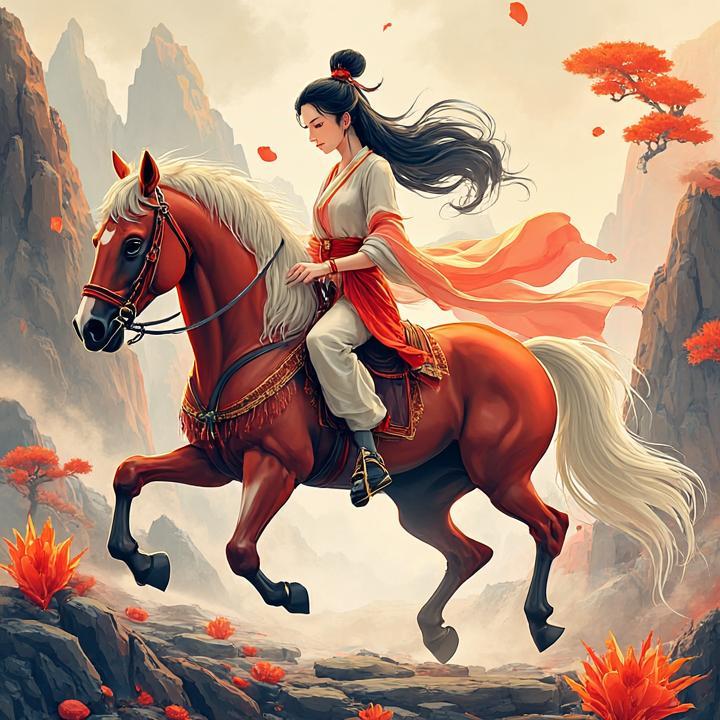 女子英姿，投石有力。千峰笋石千株玉打一生肖，重点解释 